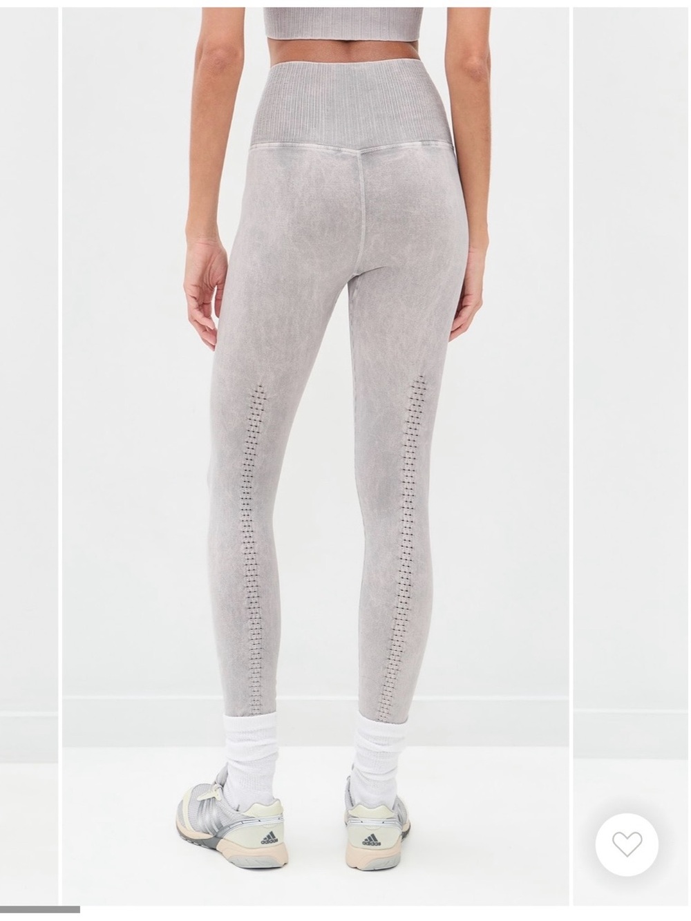 FP Movement by Free People High-Waist Light Grey Seamless Leggings - Picture 2 of 6